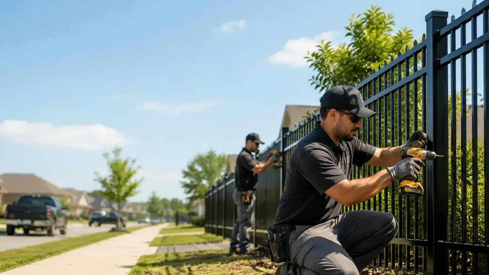 Metal Fence Installation in Plainfield, IN